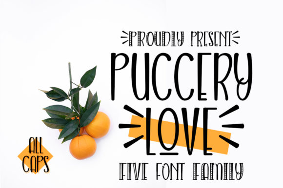 Puccery Love Font Poster 1