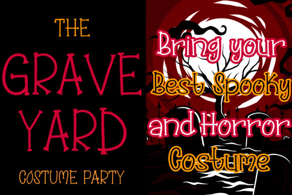 Pumpkin Jack Font Poster 4