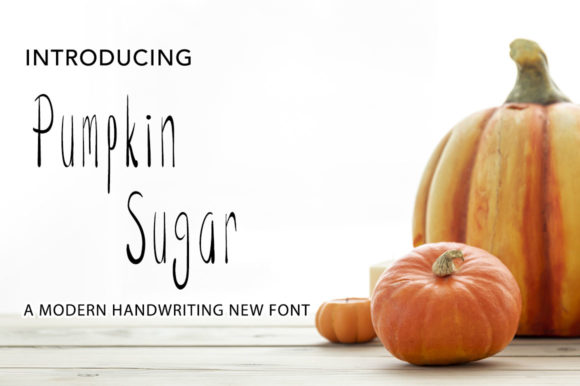 Pumpkin Sugar Font Poster 1