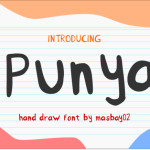 Punya Font Poster 1