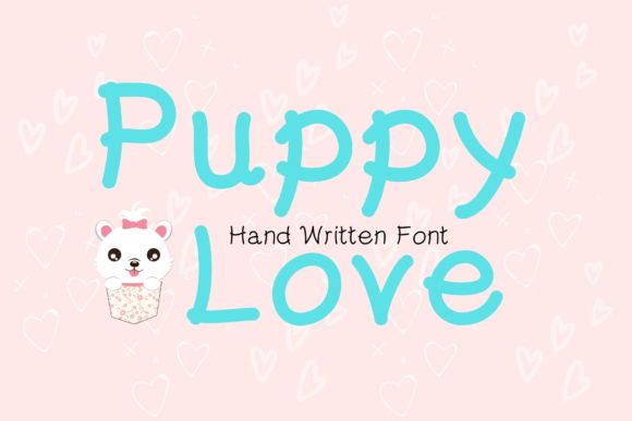 Puppy Love Font Poster 1