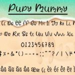Puppy Mummy Font Poster 4