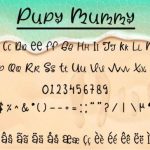 Puppy Mummy Font Poster 4
