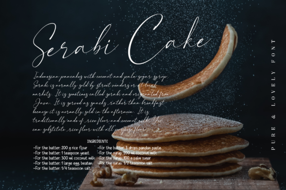 Pure & Lovely Font Poster 6