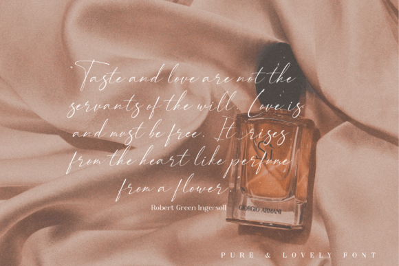 Pure & Lovely Font Poster 10