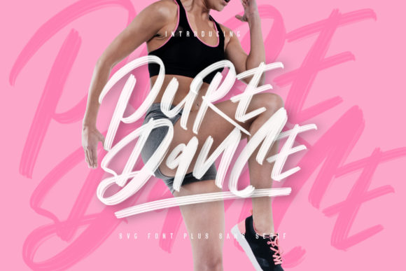 Pure Dance Font Poster 1