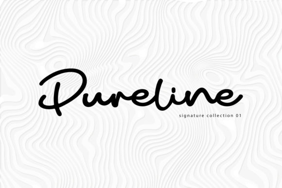 Pureline Font Poster 1