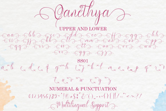Qanethya Font Poster 8