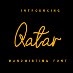Qatar Font Poster 1