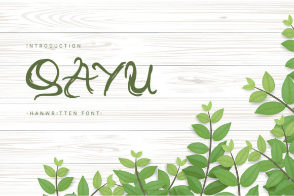 Qayu Font