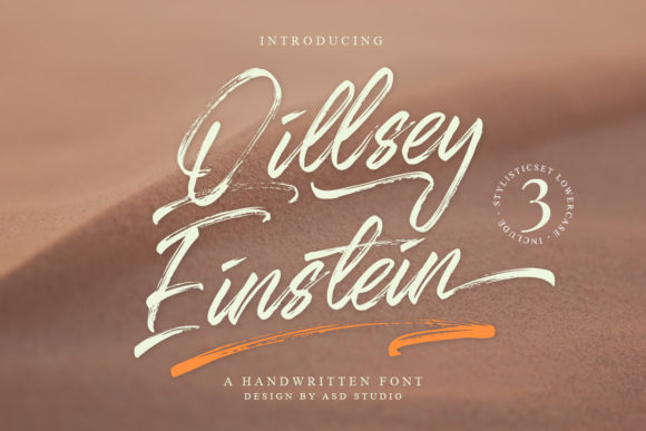 Qillsey Einstein Font Poster 1