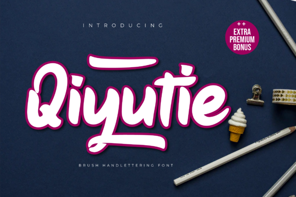 Qiyutie Font Poster 1