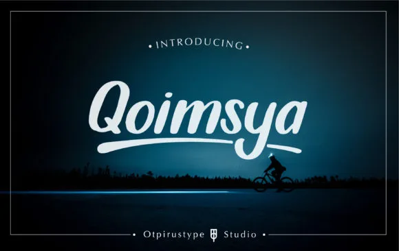 Qoimsya Font Qoimsya Font Poster 1