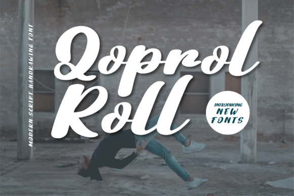 Qoprol Roll Font Poster 1