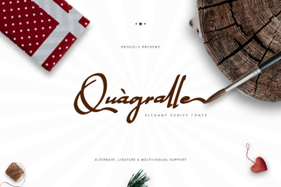 Quagralle Font Poster 1