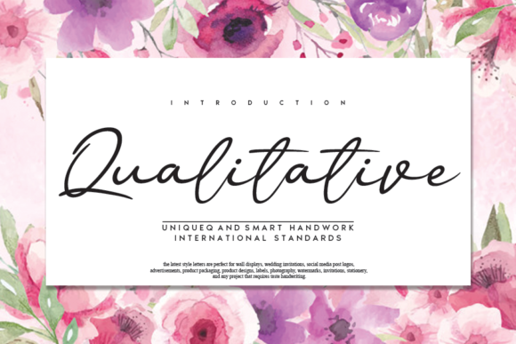 Qualitative Font