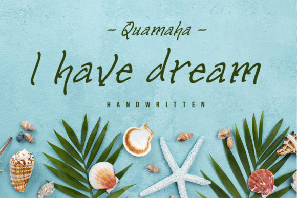 Quamaha Font Poster 3