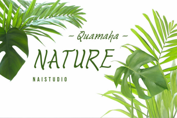 Quamaha Font Poster 5