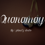 Quanamay Font Poster 1