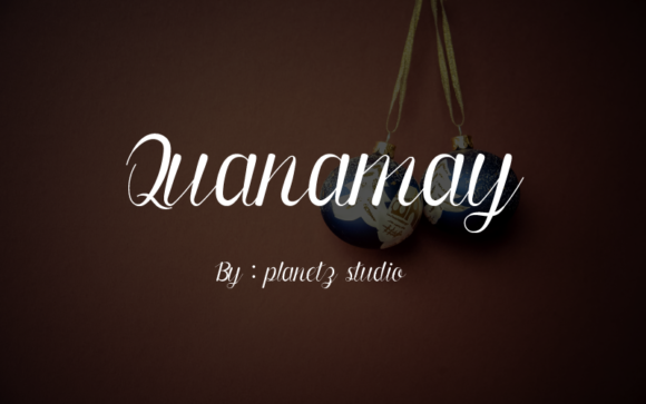 Quanamay Font Poster 1