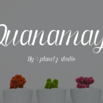 Quanamay Font Poster 2