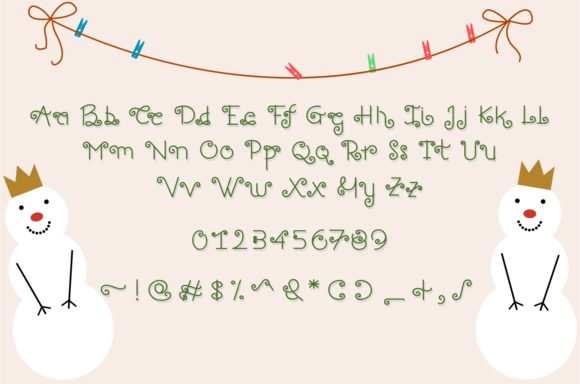 Quarantine Christmas Font Poster 6