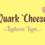 Quark Cheese Font Poster 1