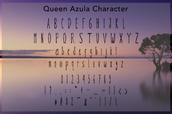 Queen Azula Font Poster 5