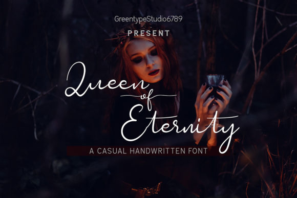 Queen of Eternity Font Poster 1