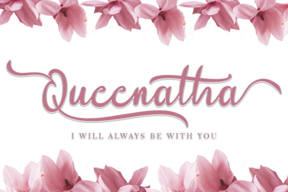 Queenatha Font Poster 1