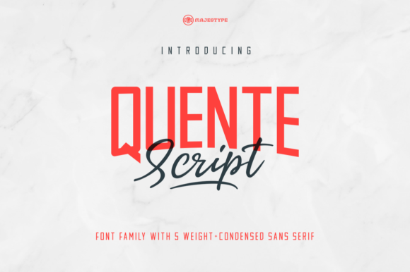 Quente Font Poster 1