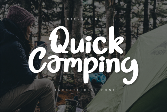 Quick Camping Font Poster 1
