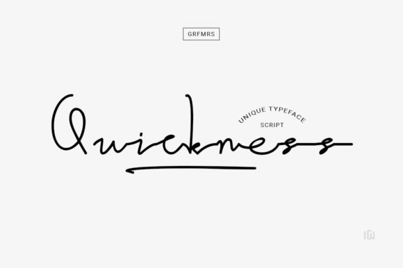 Quickness Font