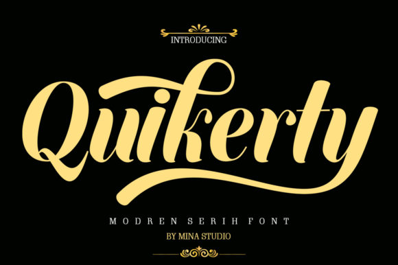 Quikerty Font Poster 1