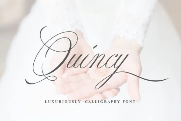 Quincy Font Poster 1