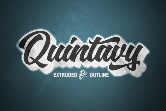 Quintavy Font Poster 1