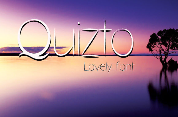 Quizto Font Poster 1