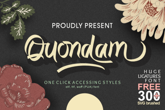 Quondam Font Poster 1