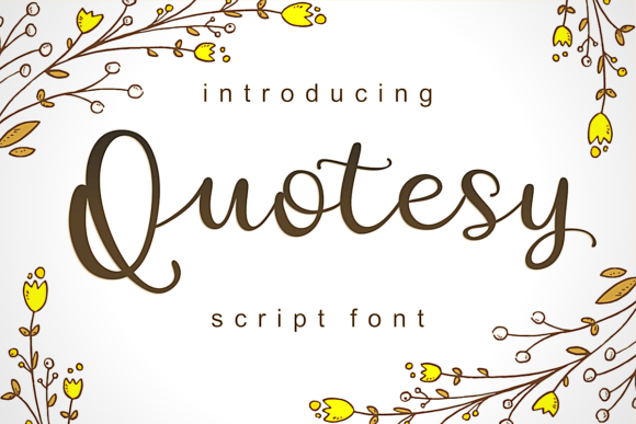 Quotesy Font Poster 1