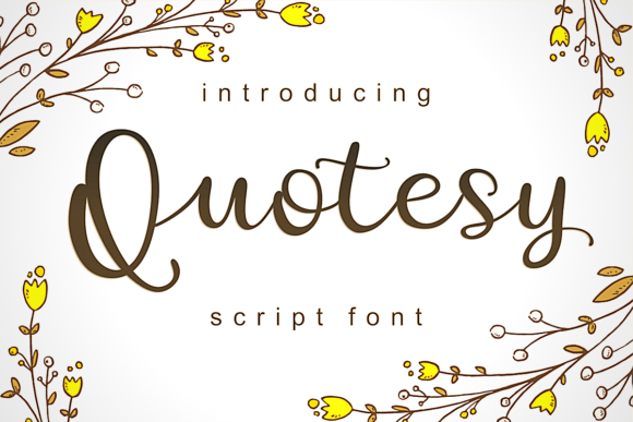 Quotesy Font