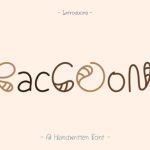 Raccoon Font Poster 1