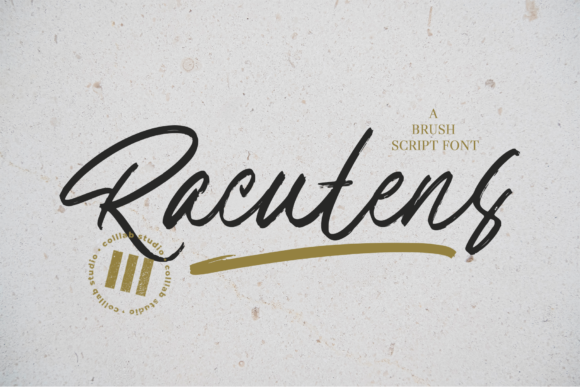 Racutens Font Poster 1