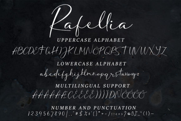 Rafellia Font Poster 9