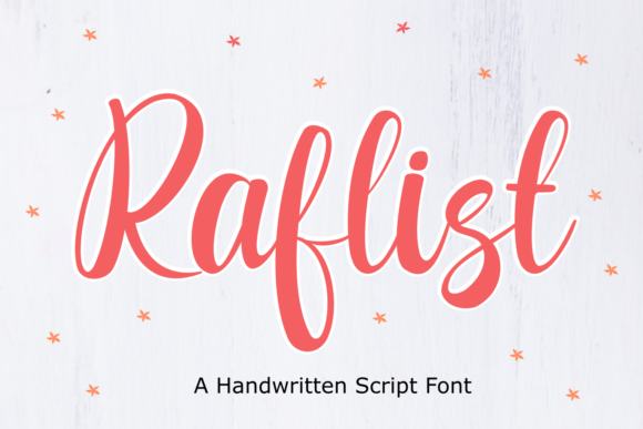 Raflist Font Poster 1