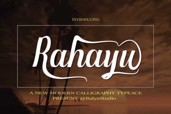 Rahayu Font Poster 1