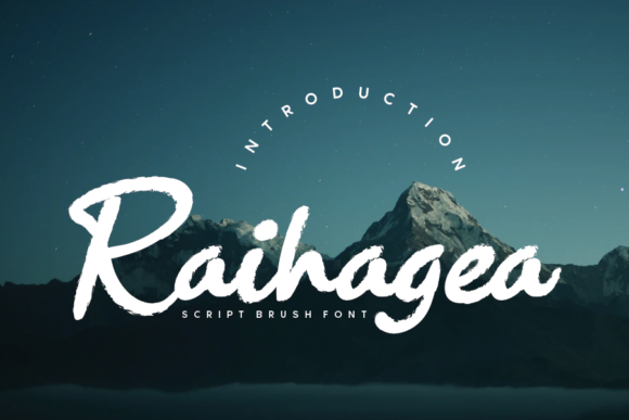 Raihagea Font Poster 1