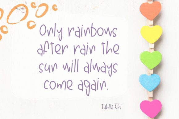 Rainbow Magic Fairy Font Poster 2