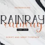 Rainray Font Poster 1