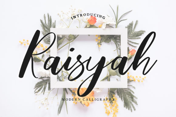 Raisyah Font Poster 1