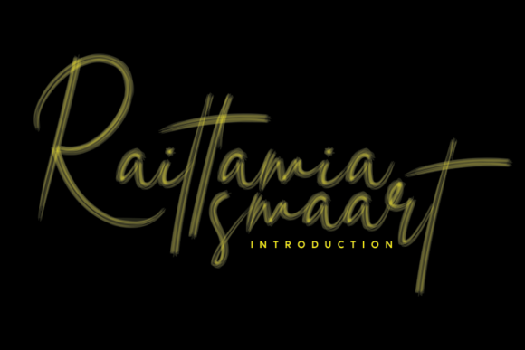 Raittamia Smaart Font Poster 1